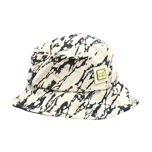 C.C Reflective Geometric Print Bucket Hat