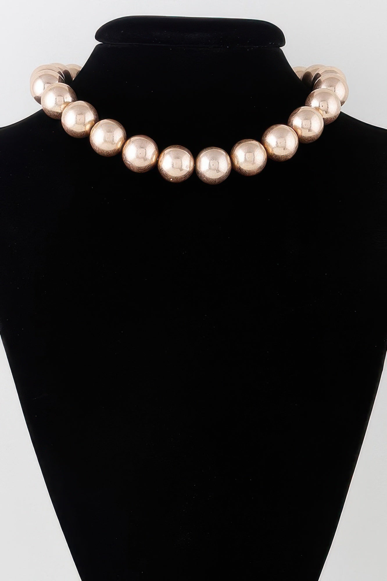Shiny Statement Beaded Necklace - It's a Girly Place