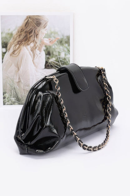 Enamel Frame Shoulder Bag - It's a Girly Place