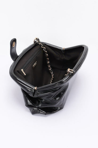 Enamel Frame Shoulder Bag - It's a Girly Place