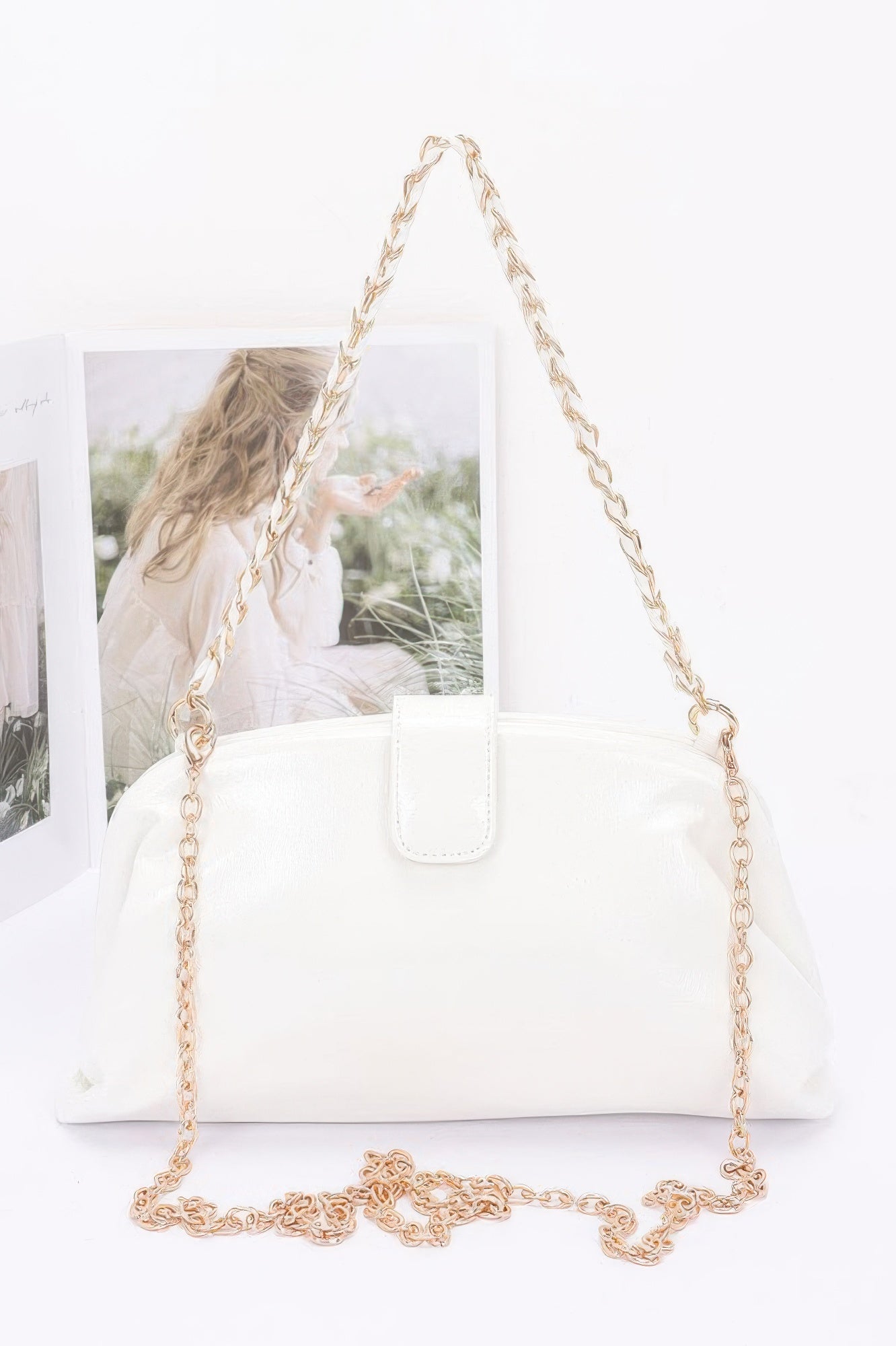 Enamel Frame Shoulder Bag - It's a Girly Place