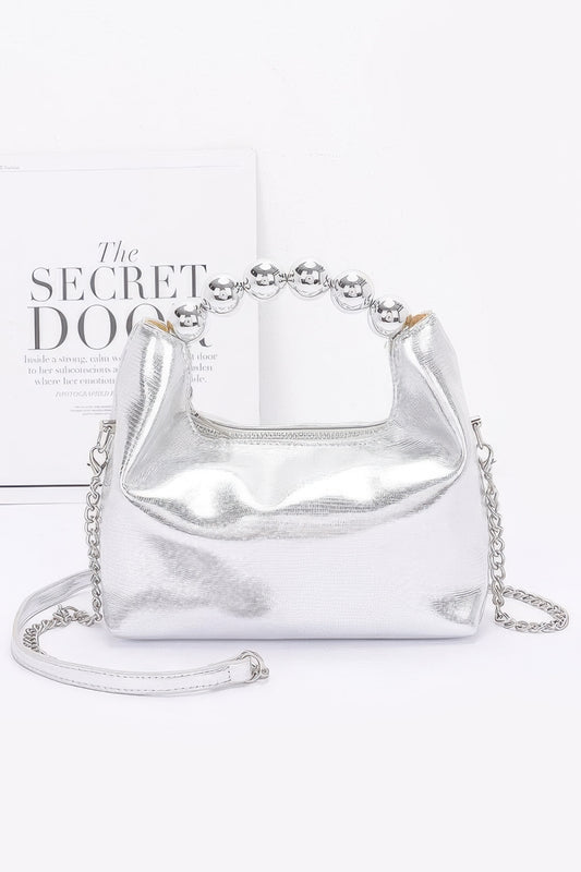 Metallic Ccb Ball Handle Bag - It's a Girly Place