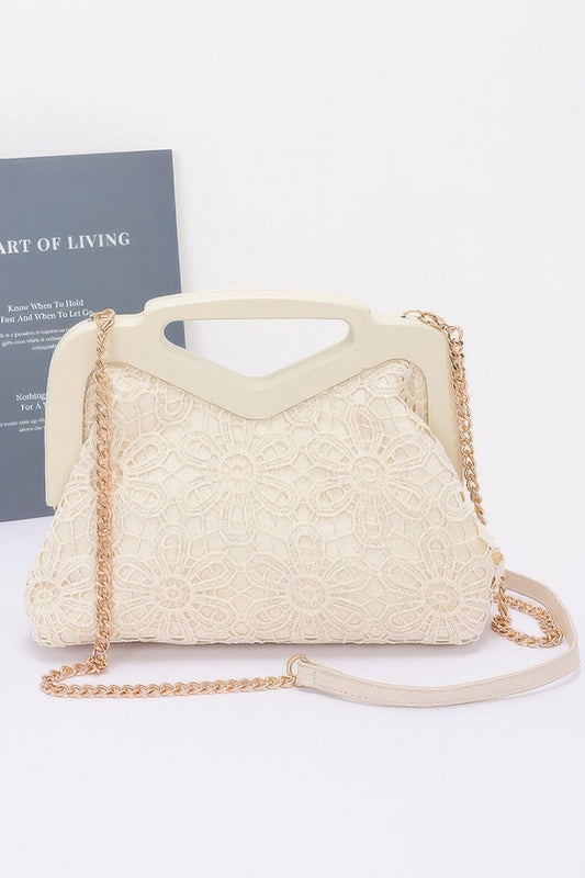 Crochet Wood Frame Clutch - It's a Girly Place