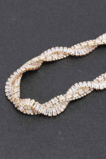 Rhinestone Necklace - It's a Girly Place