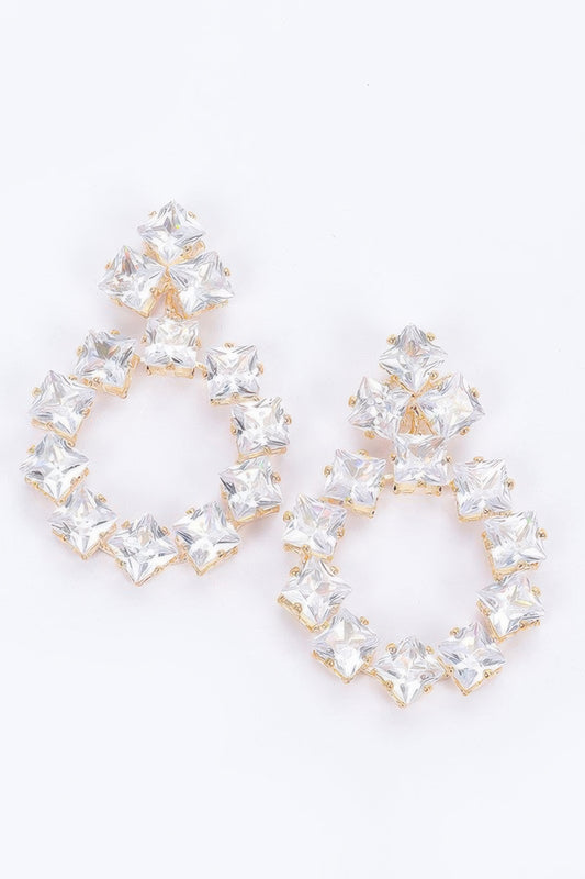 Rhinestone Party Earring - It's a Girly Place