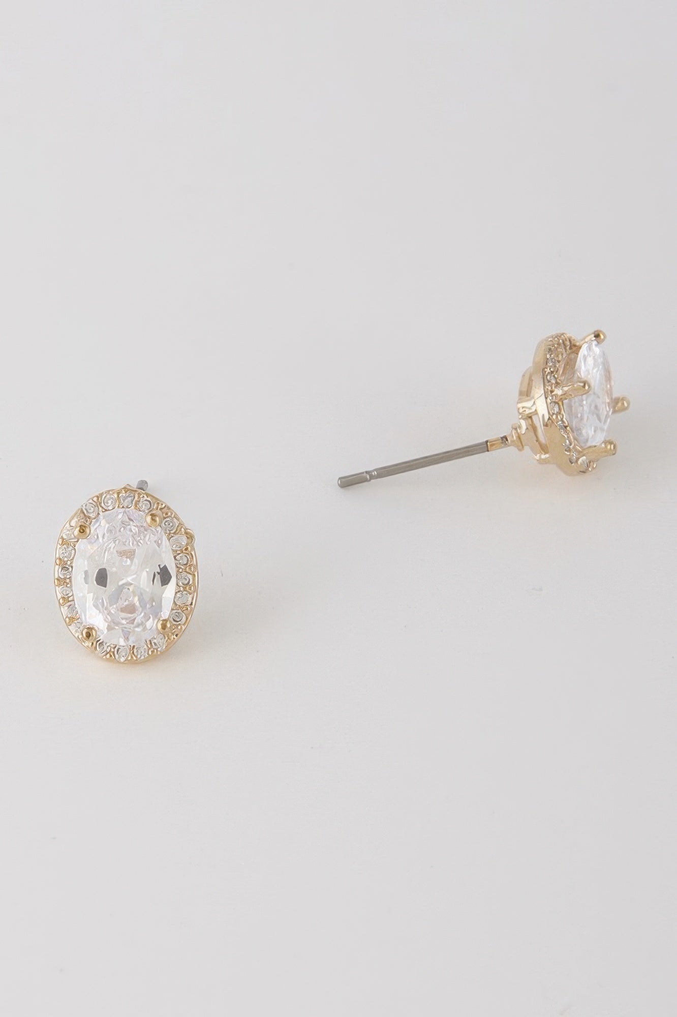 Oval Rhinestone Queen Inspired Earrings - It's a Girly Place