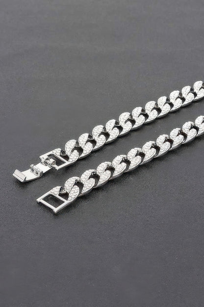 Hammered Bulk Chain Necklace - It's a Girly Place