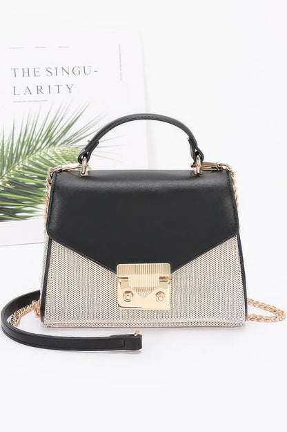 Canvas Top Handle Flap Bag - It's a Girly Place