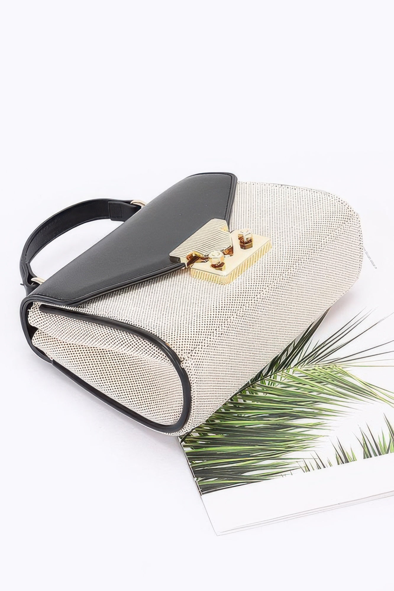 Canvas Top Handle Flap Bag - It's a Girly Place