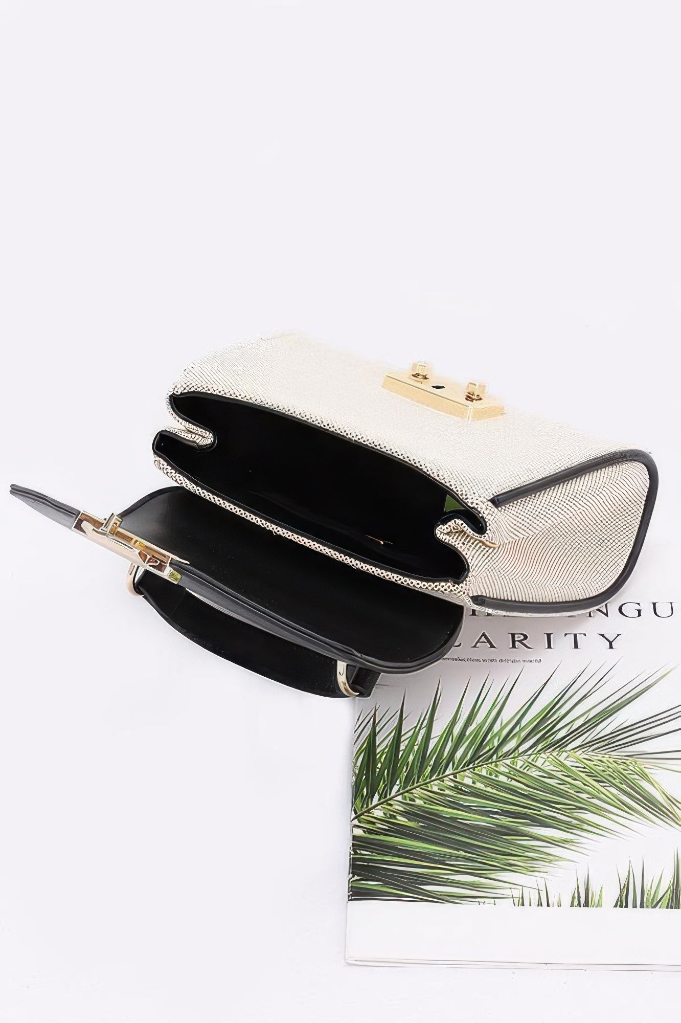 Canvas Top Handle Flap Bag - It's a Girly Place