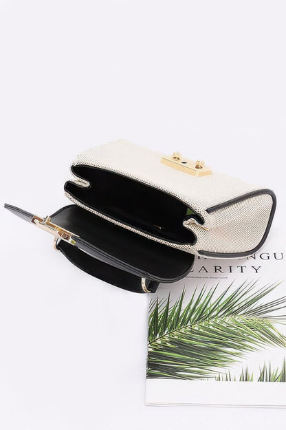 Canvas Top Handle Flap Bag - It's a Girly Place