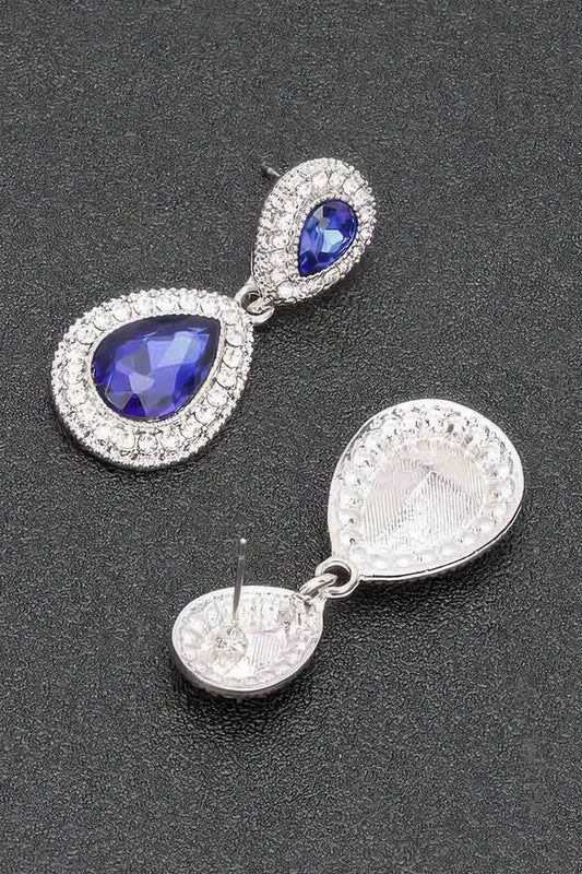 Rhinestone Dangle Earring - It's a Girly Place