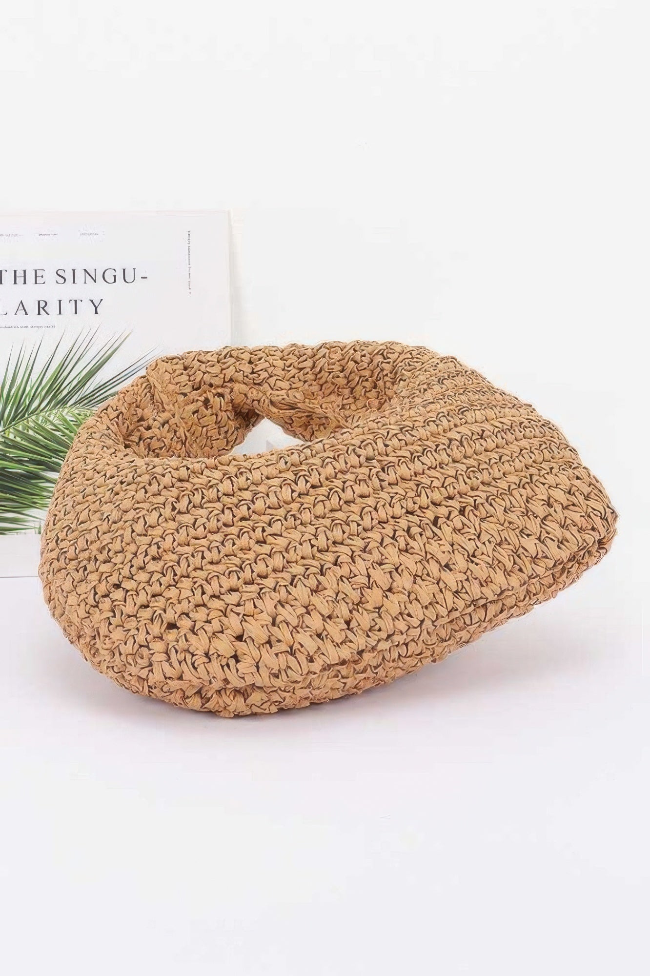 Faux Straw Braided Bindle Bag - It's a Girly Place