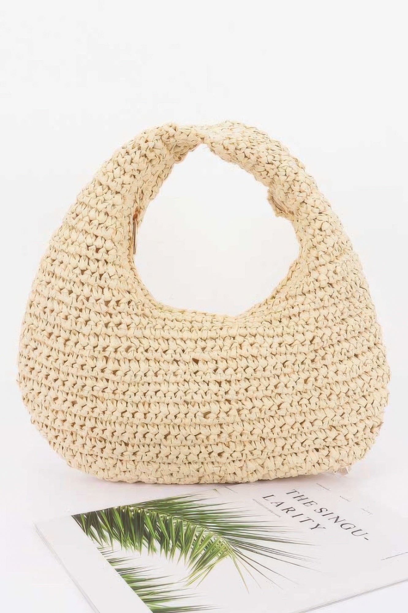 Faux Straw Braided Bindle Bag - It's a Girly Place