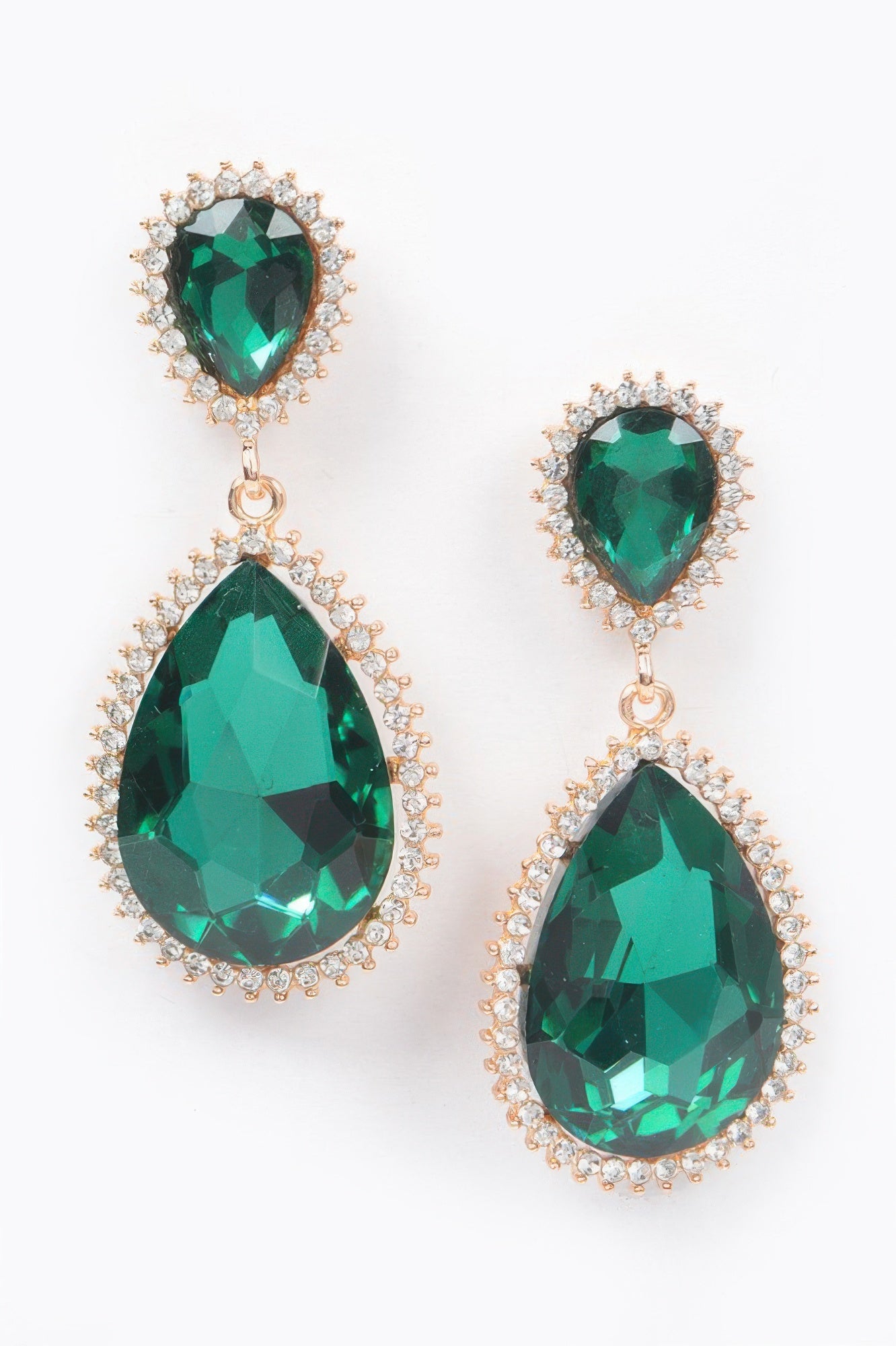 Rhinestone Dangle Earring - It's a Girly Place