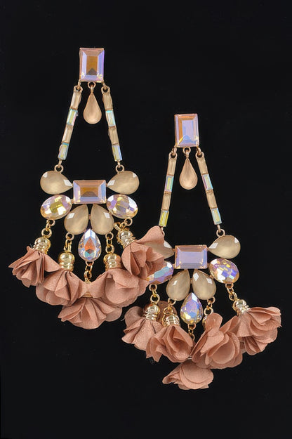 Rhinestone Party Drop Earring - It's a Girly Place