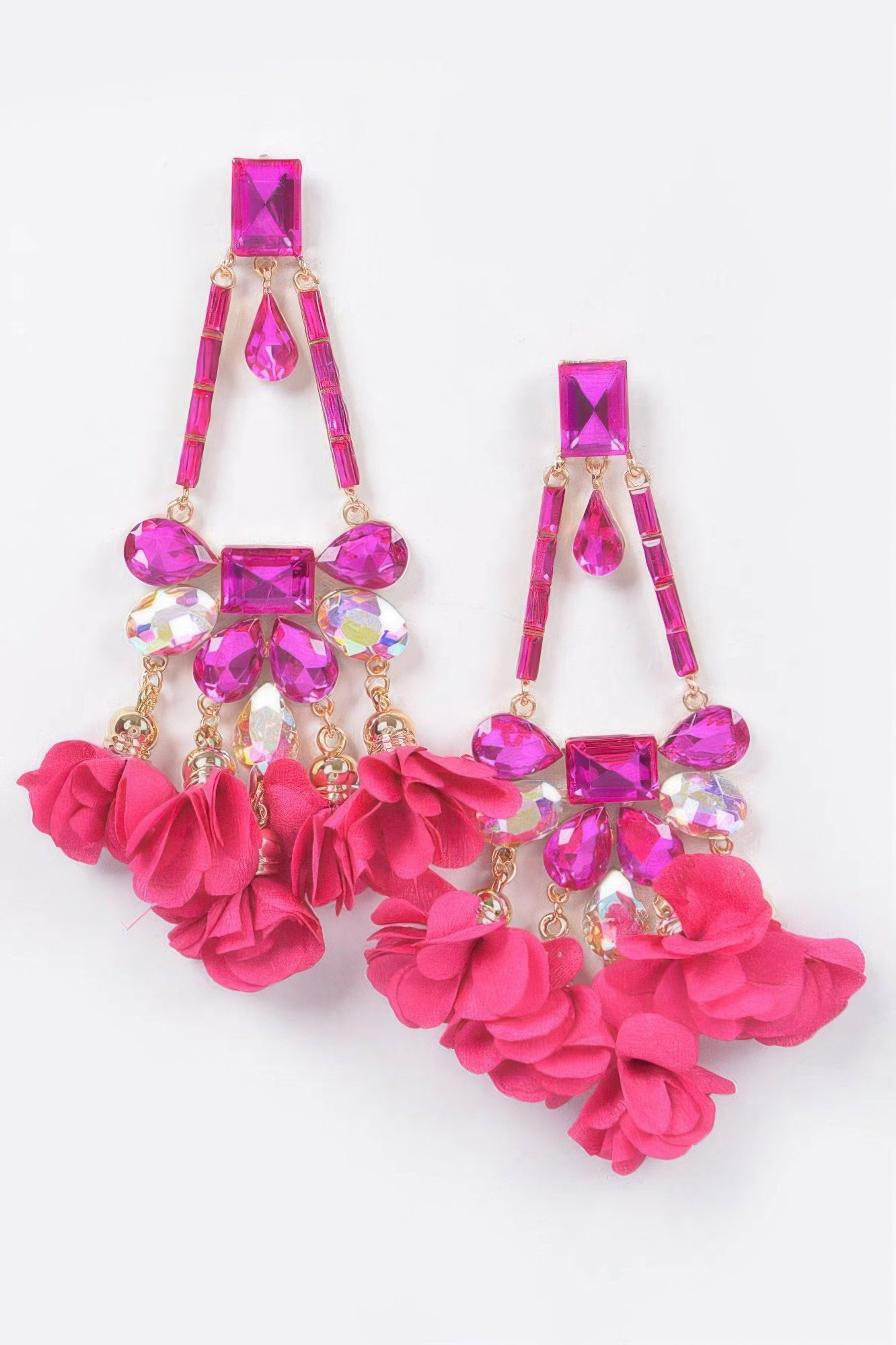 Rhinestone Party Drop Earring - It's a Girly Place