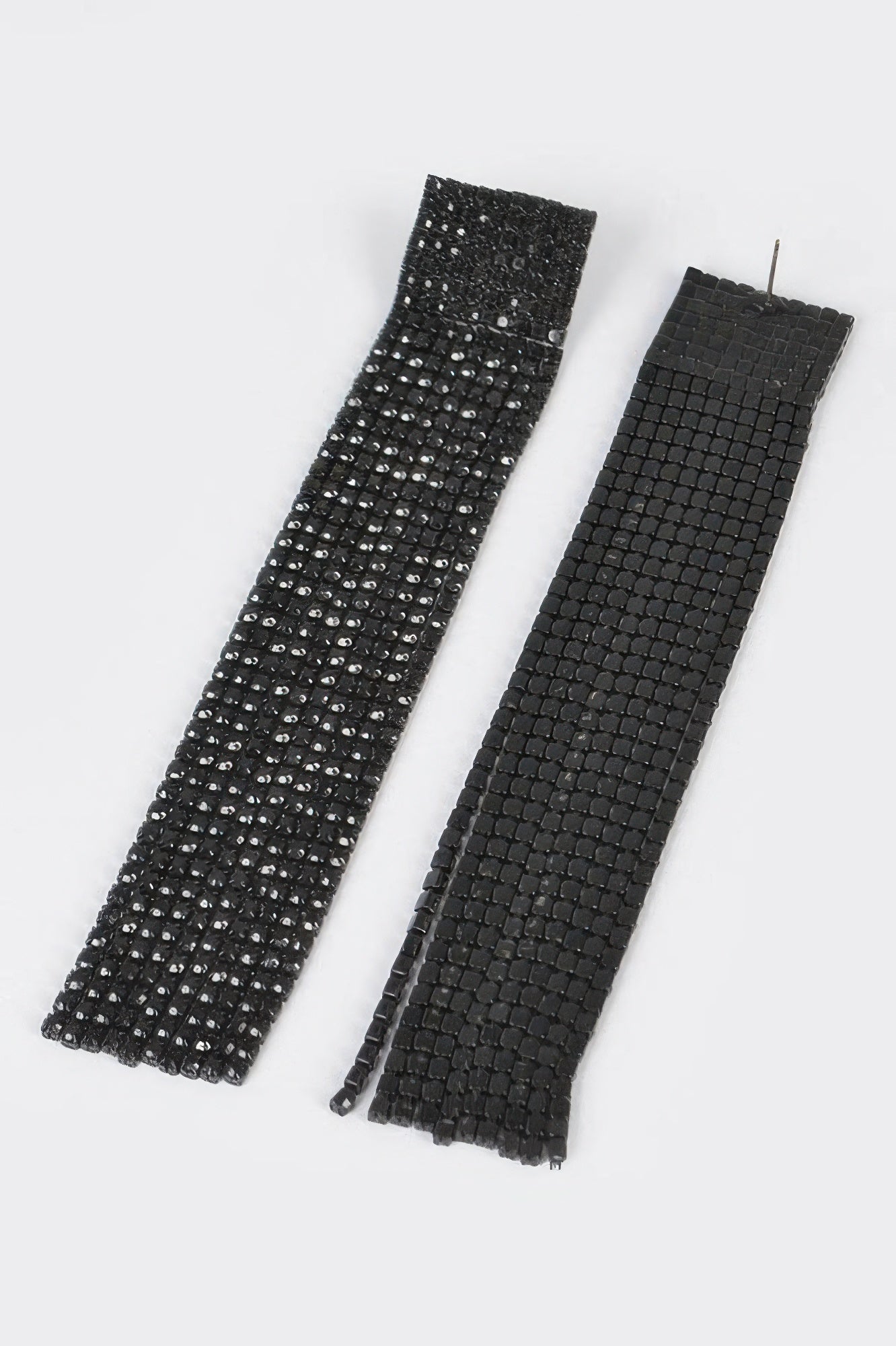 Rhinestone Curtain Drop Earrings - It's a Girly Place