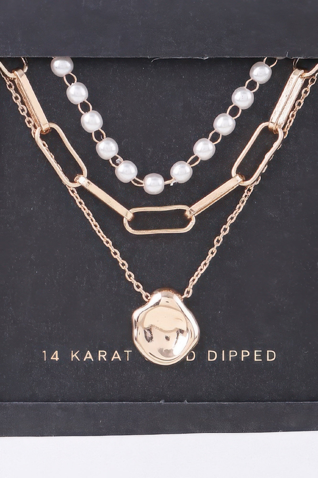 Multi Pendant Link Chain Necklace - It's a Girly Place