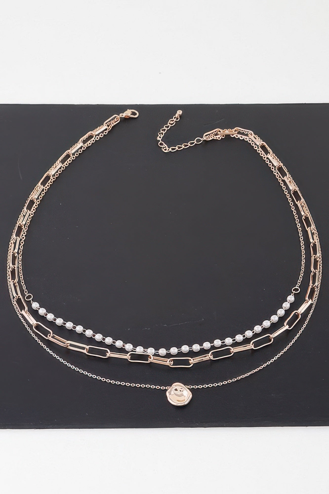 Multi Pendant Link Chain Necklace - It's a Girly Place