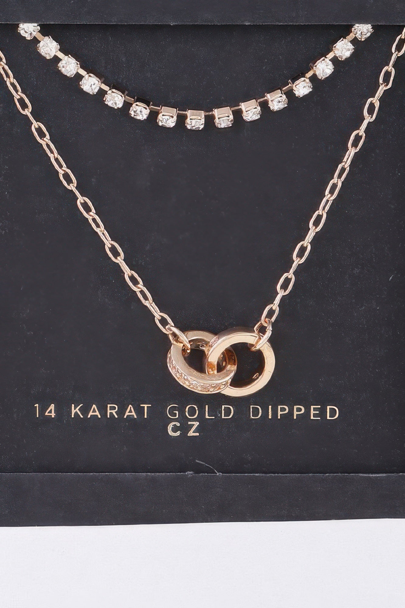 Interlinked Ring Chain Necklace - It's a Girly Place