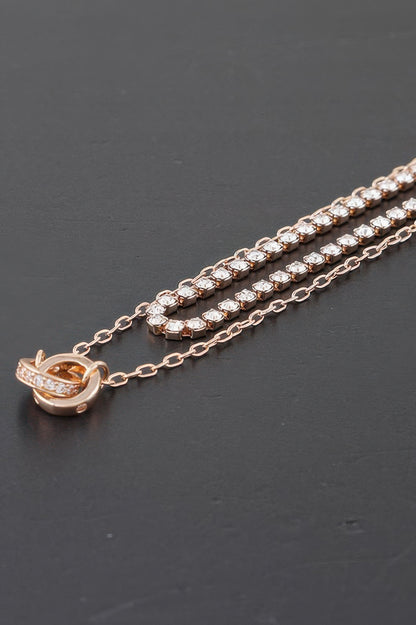 Interlinked Ring Chain Necklace - It's a Girly Place