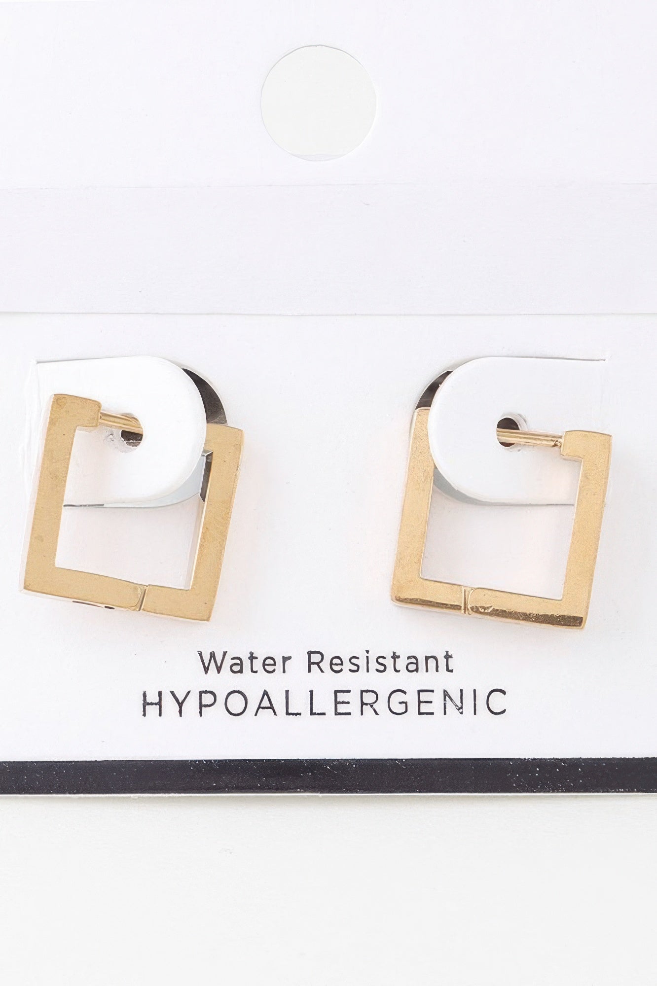 Shiny Cubic Hoop Earrings - It's a Girly Place