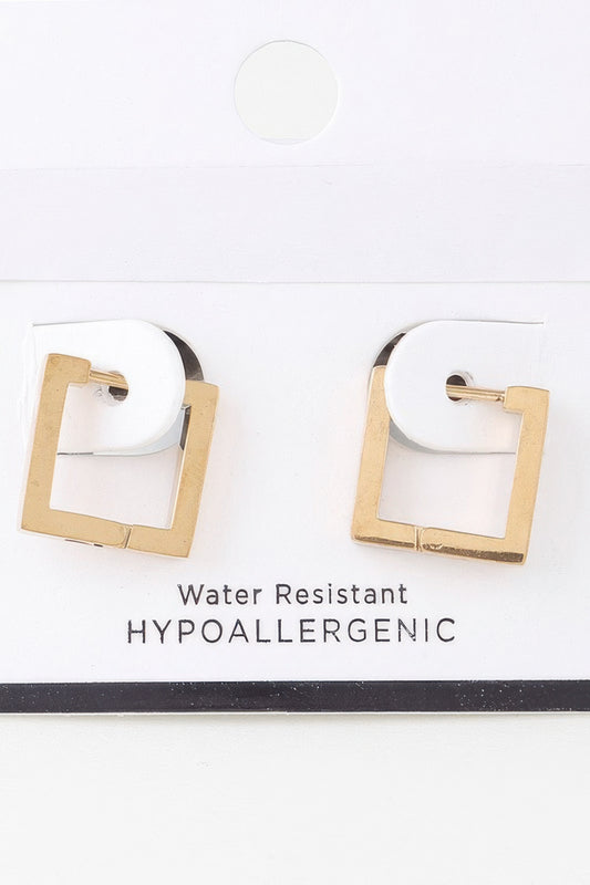 Shiny Cubic Hoop Earrings - It's a Girly Place