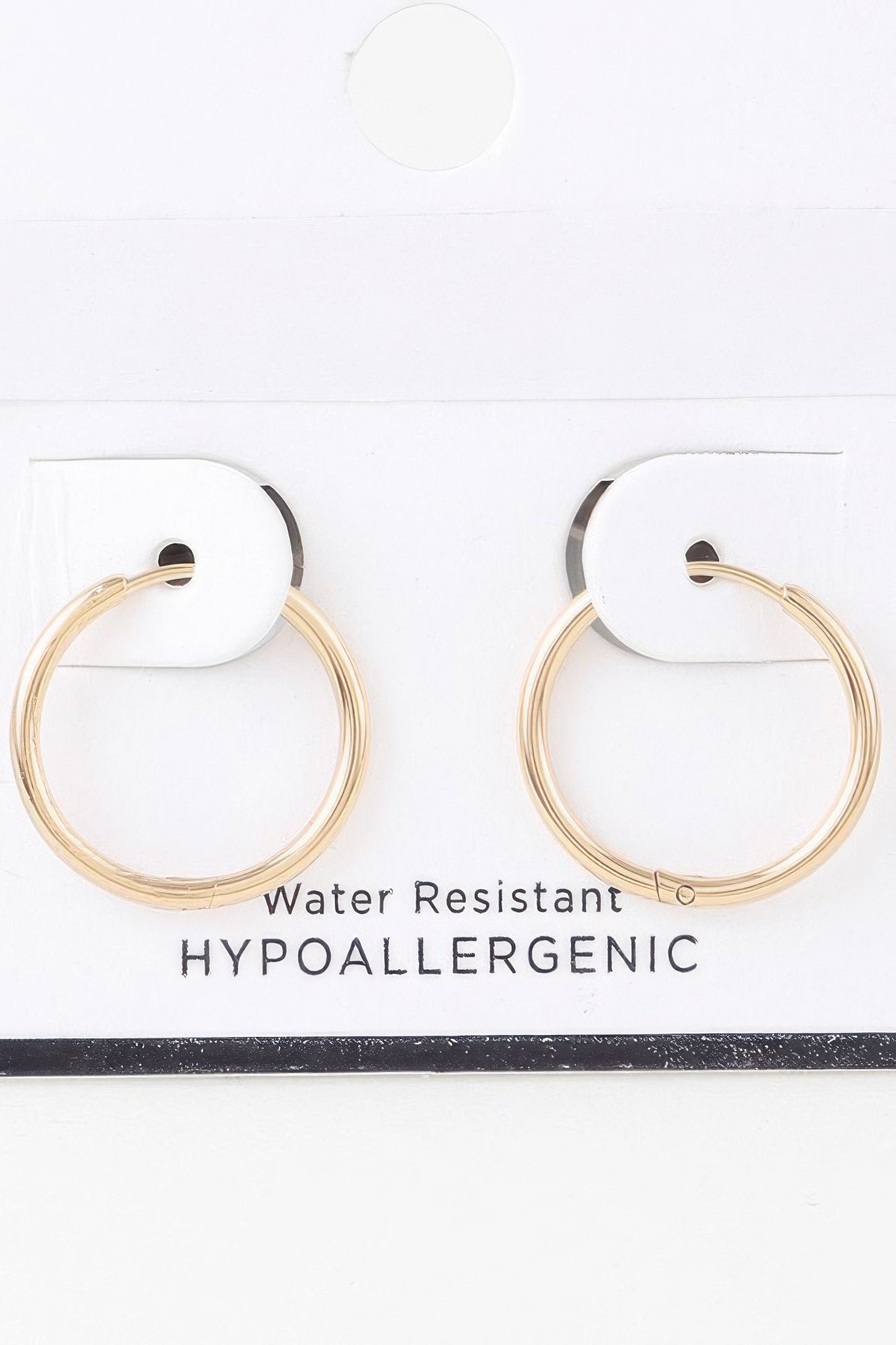 Classic Shiny Hoop Earrings - It's a Girly Place