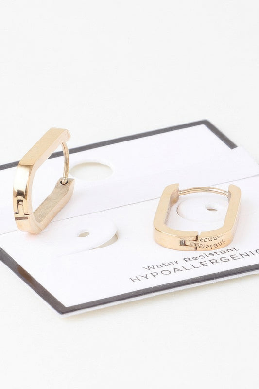 Delicate Link Chain Oval Earrings - It's a Girly Place