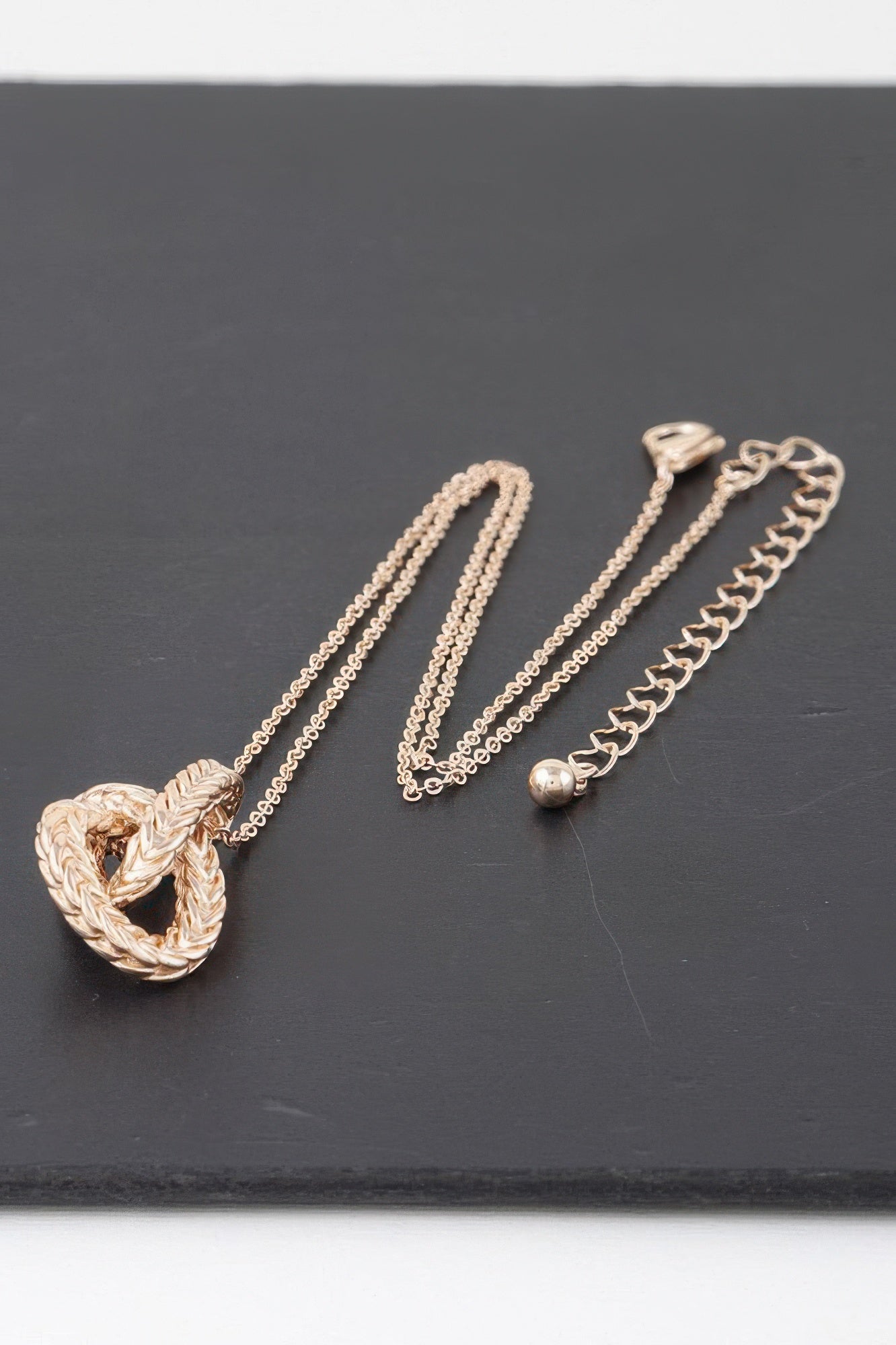 Braided Interweave Pendant Necklace - It's a Girly Place