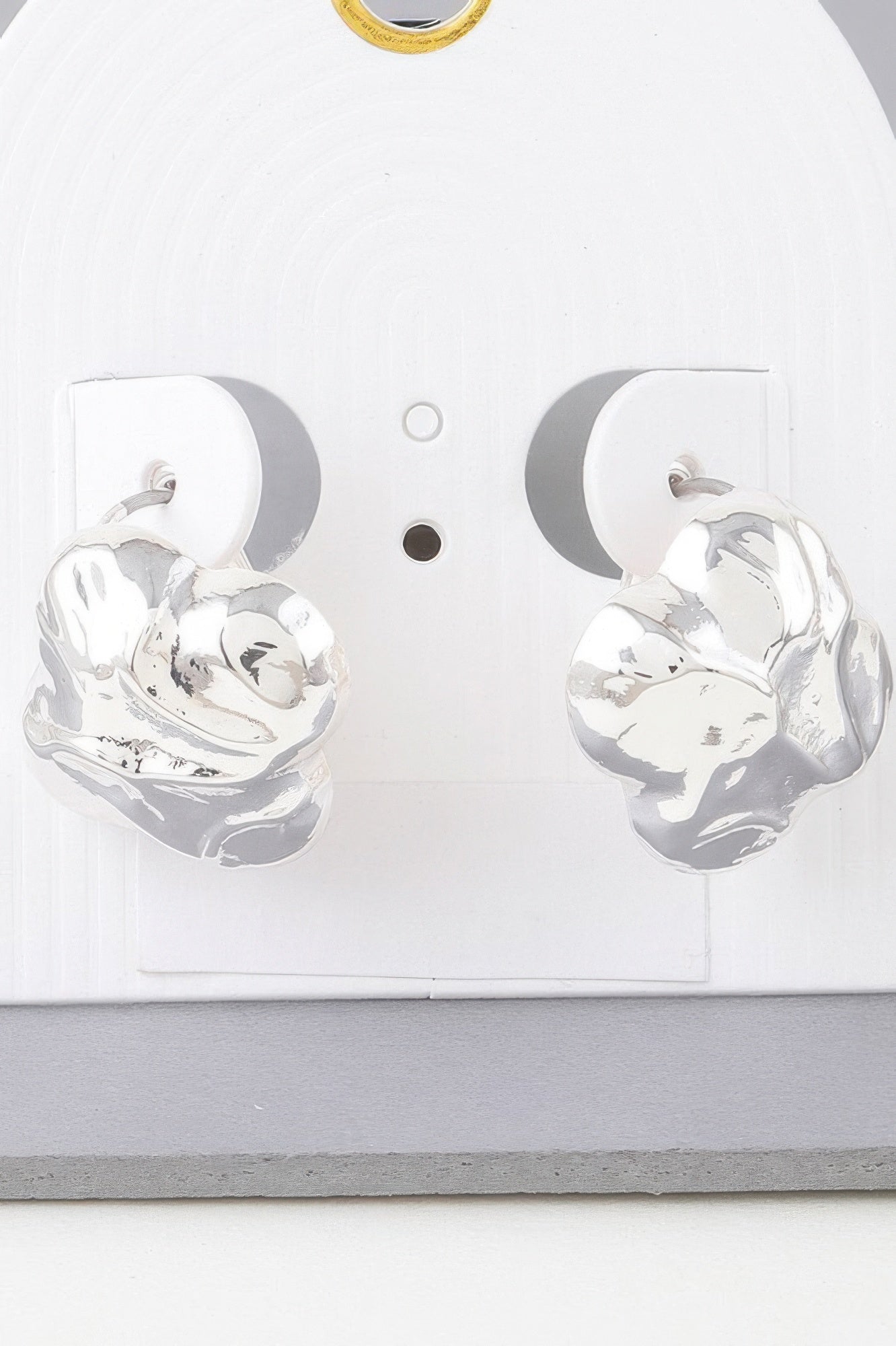 Hammered Clover Stud Earrings - It's a Girly Place