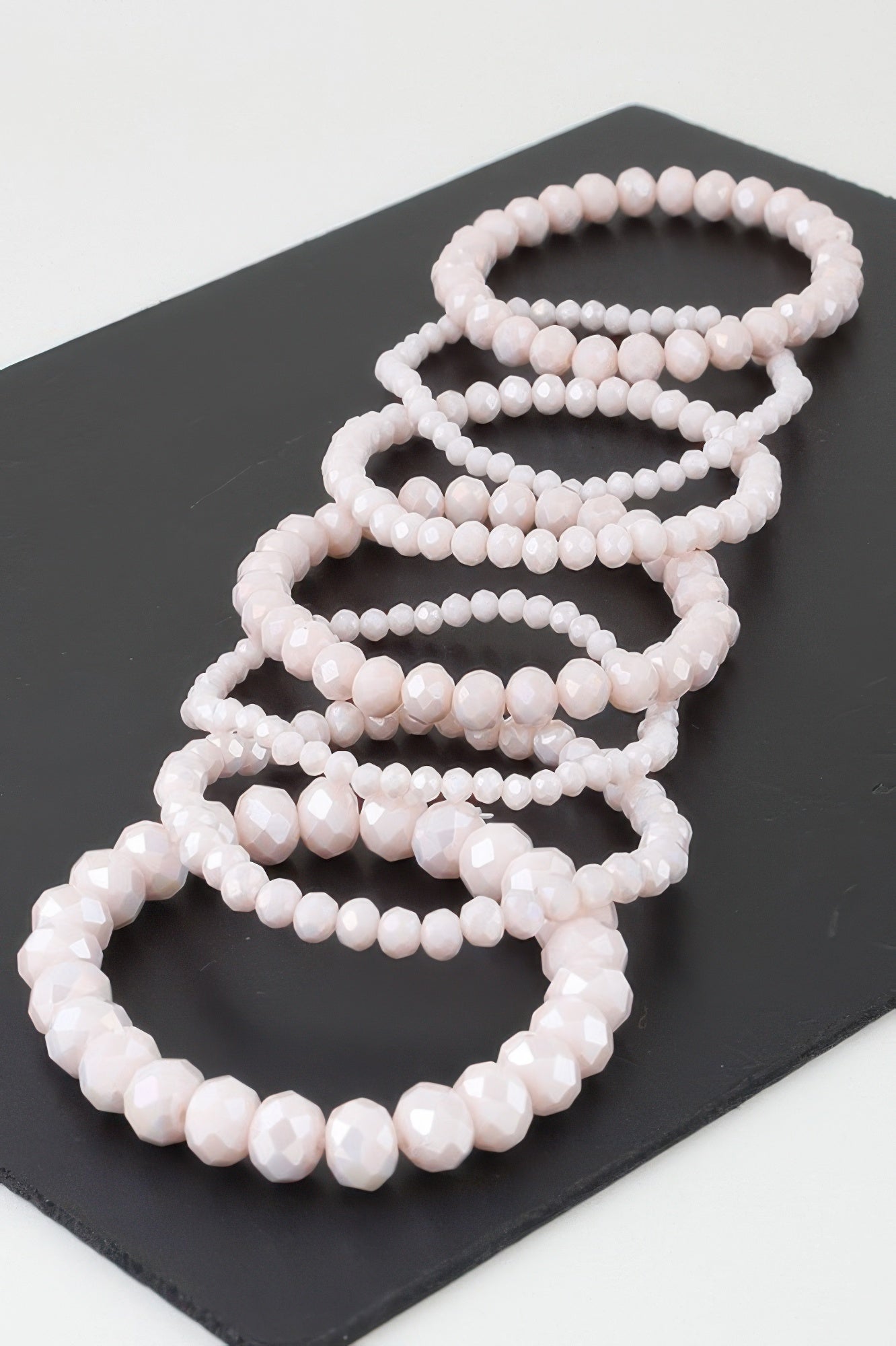 Multi Crystal Beaded Bracelet - It's a Girly Place