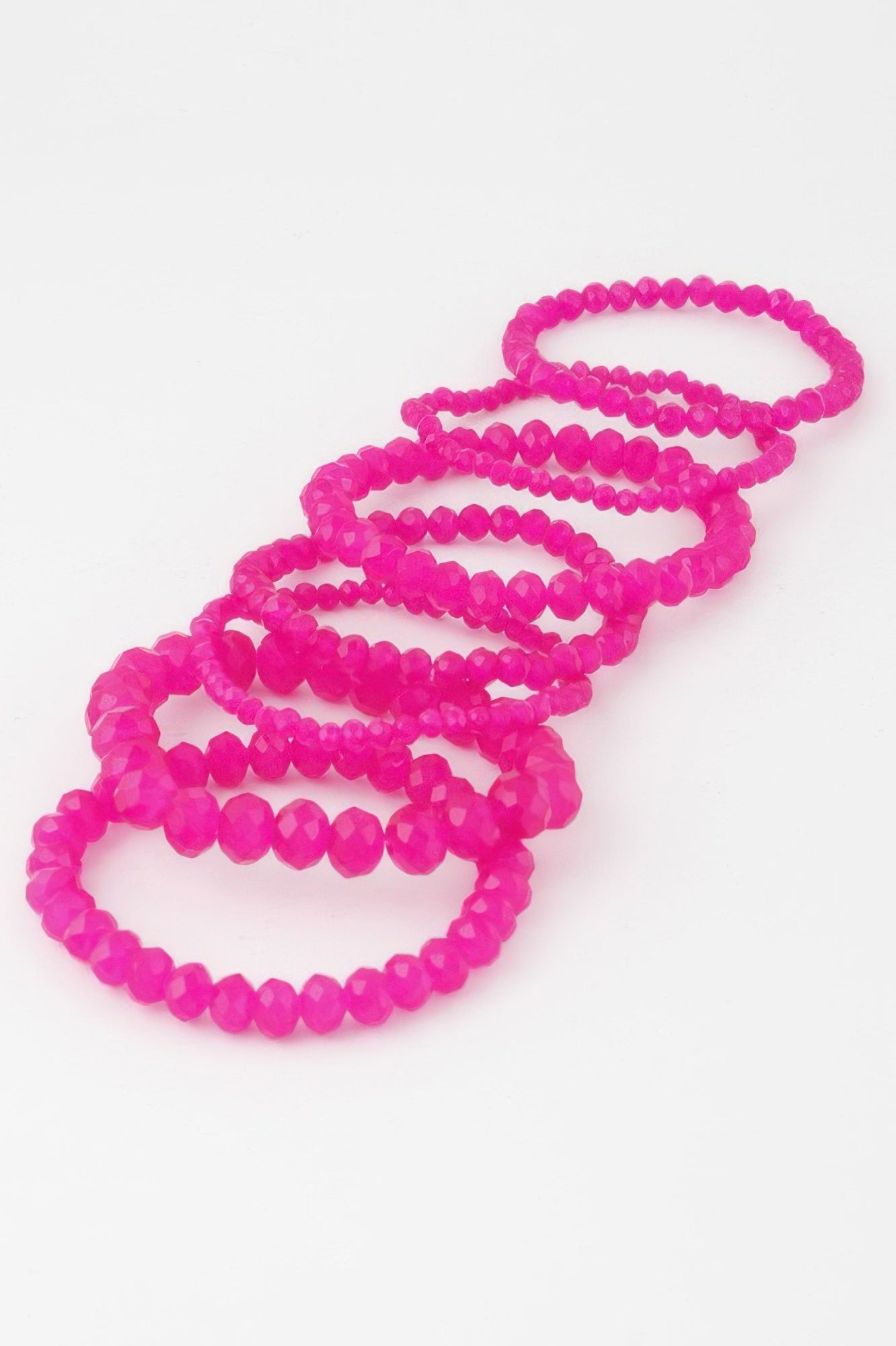 Multi Crystal Beaded Bracelet - It's a Girly Place