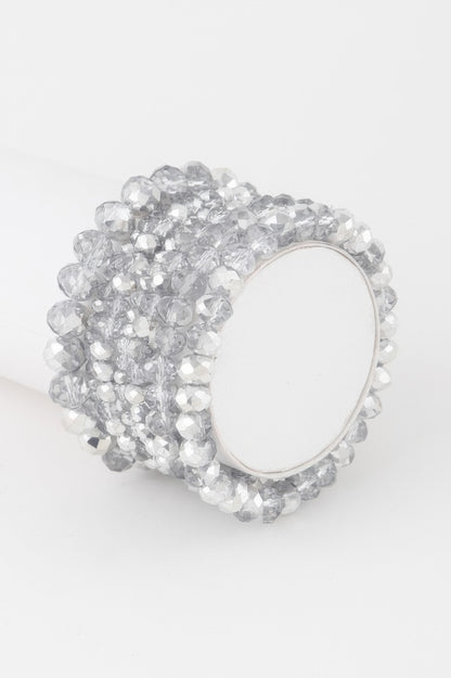 Multi Crystal Beaded Bracelet - It's a Girly Place