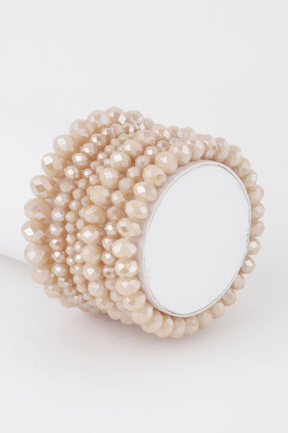 Multi Crystal Beaded Bracelet - It's a Girly Place