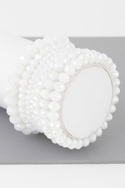 Multi Crystal Beaded Bracelet - It's a Girly Place