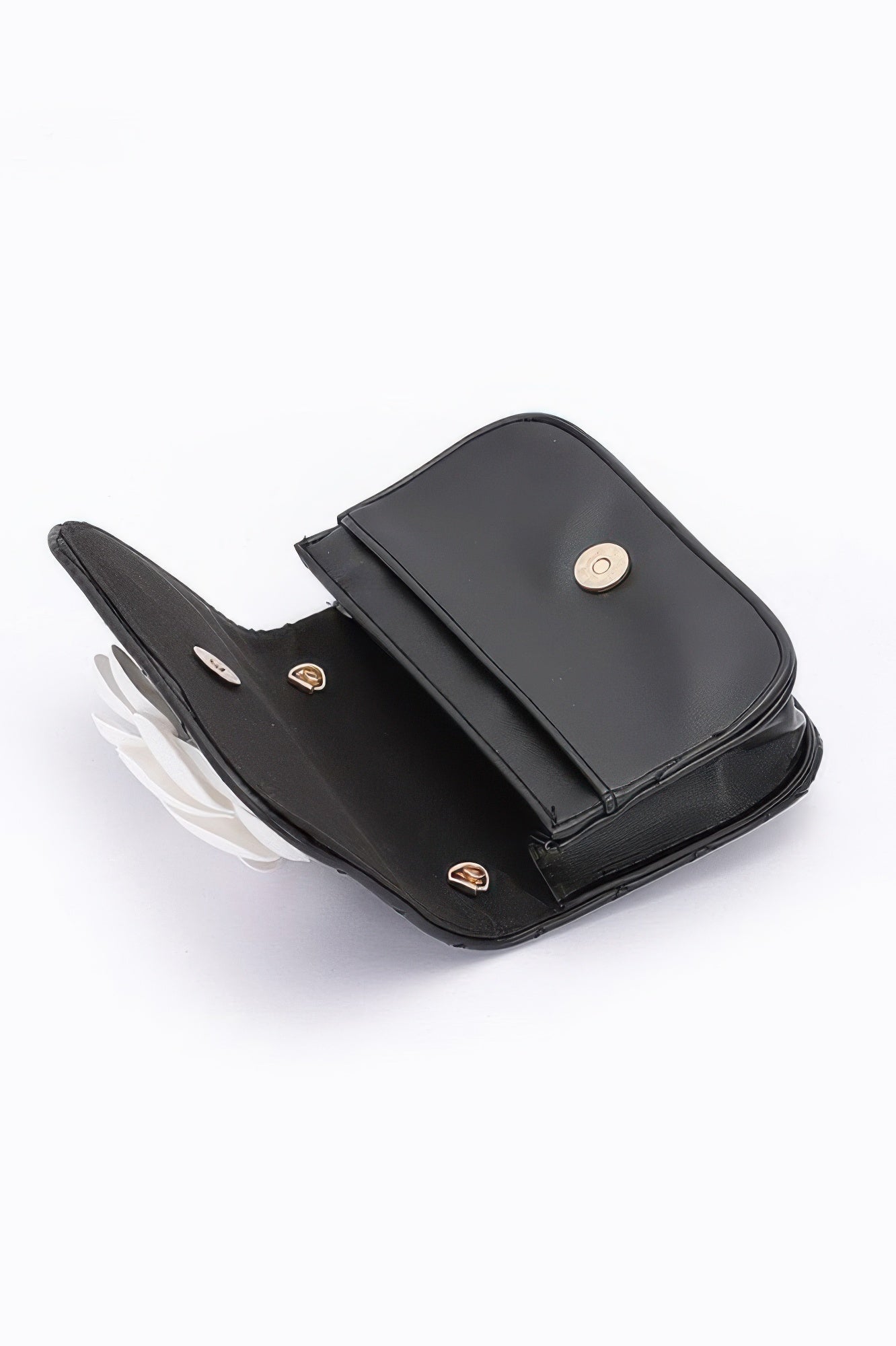 Faux Leather Quilted Flower Beltbag Shoulder Chain - It's a Girly Place