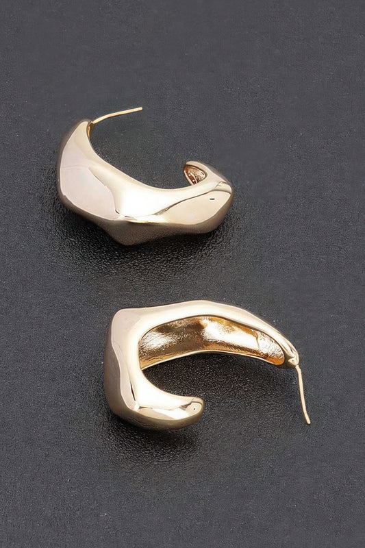 Metal Vintage Hoop Earrings - It's a Girly Place