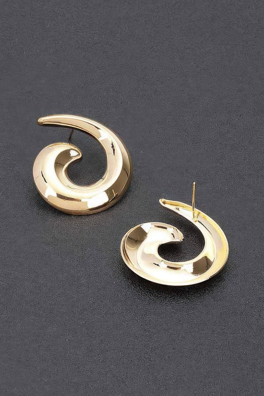 Metal Vintage Stud Earrings - It's a Girly Place