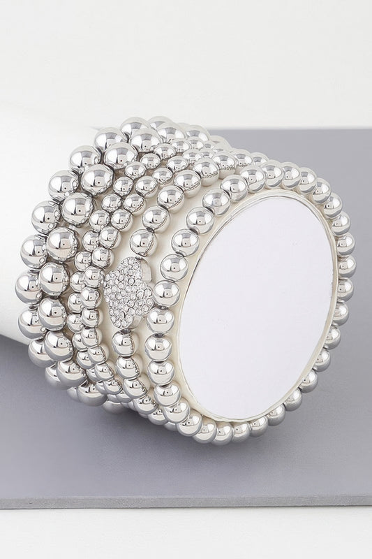 Multi Bejeweled Clove Bead Bracelet - It's a Girly Place