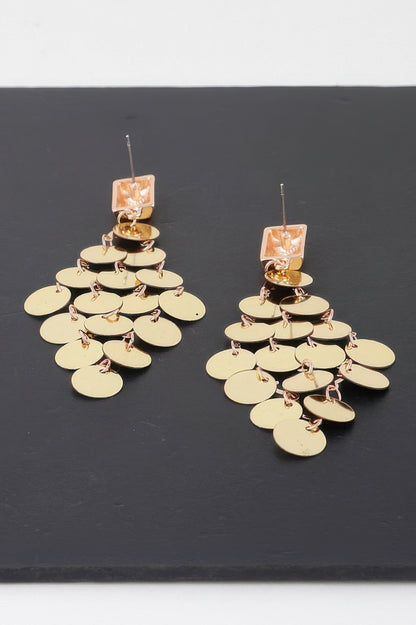 Modern Diamond Sequin Earrings - It's a Girly Place