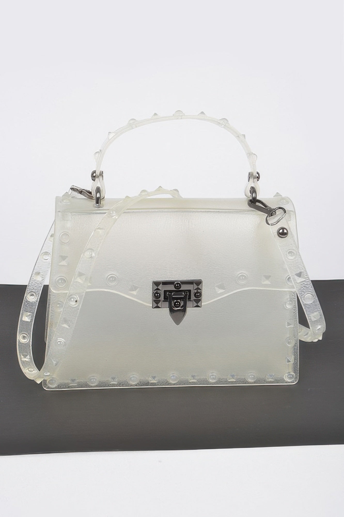 Monotone Studded Clutch - It's a Girly Place
