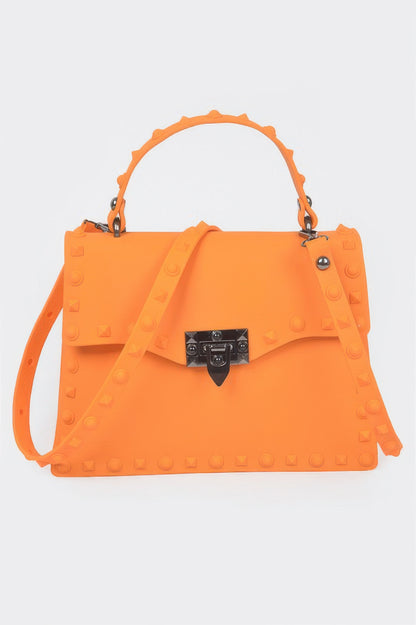 Monotone Studded Clutch - It's a Girly Place