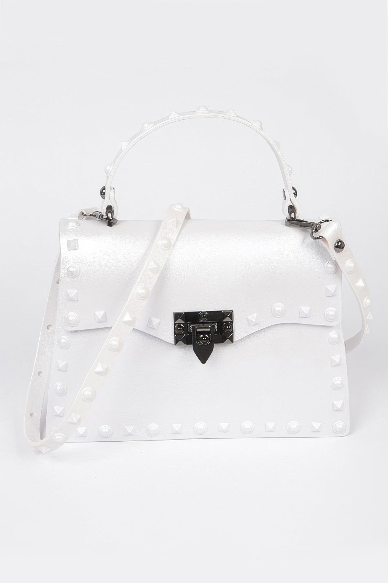Monotone Studded Clutch - It's a Girly Place
