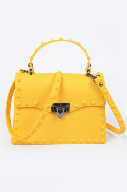 Monotone Studded Clutch - It's a Girly Place