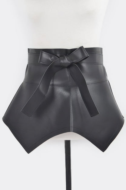 Faux Leather Skirt Belt - It's a Girly Place