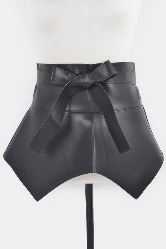 Faux Leather Skirt Belt - It's a Girly Place