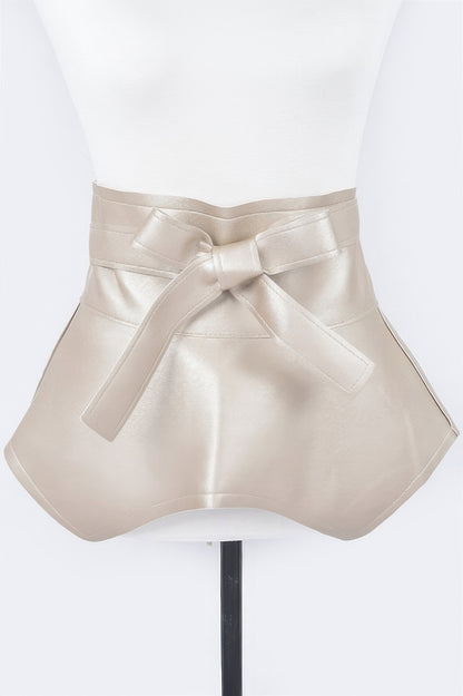 Faux Leather Skirt Belt - It's a Girly Place