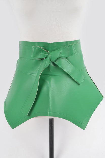 Faux Leather Skirt Belt - It's a Girly Place